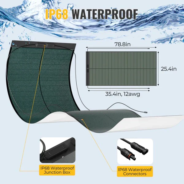 200W CIGS Flexible Solar Power Kits - Image 4